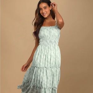 Lulus Light Green Dress